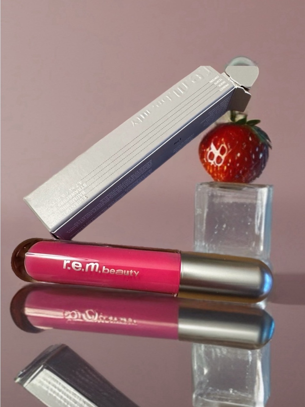 r.e.m. beauty Strawberry Soda -Pink Lip Gloss
